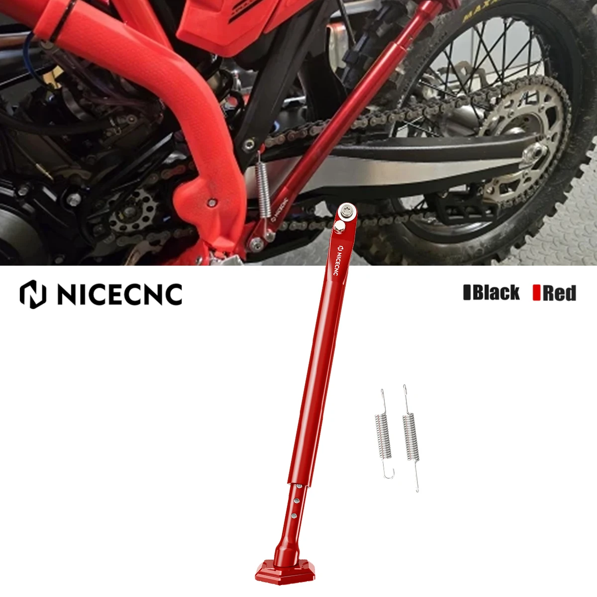

Adjustable Sidestand Kick Stand For 2025 Beta Xtrainer 300 250 RR 300 RR 125 RR 480 430 390 350 300 250 200 125 2017-2025 RR-S