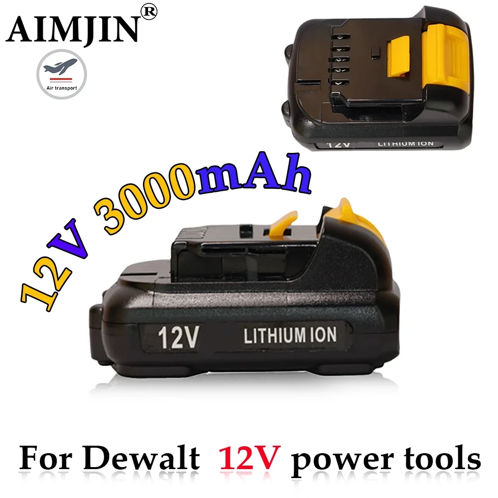 

10.8V/12V 3Ah Li-ion Battery For DEWALT DCB120 DCB122 DCB124 DCB125 DCB121 DCB100 DCB101 DCB119 Power Tools Battery /charger