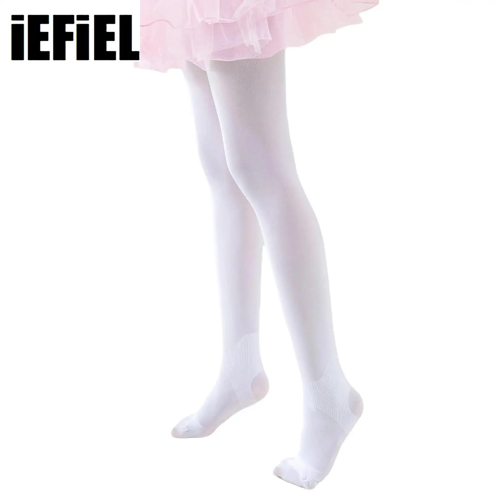 

Kids Girls BProfessional Ballet Stockings Tights Footed Ballet Legging Stocking High Stretchy Seamless Breathable Soft Legging