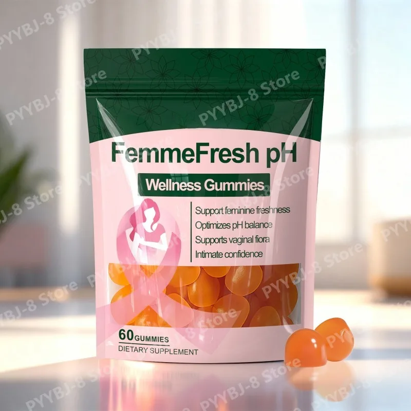 

БАД PH Wellness Gummie с витамином С, клюквой и ананасом для поддержания женского pH-баланса и здоровья пищеварительной системы, 60 штук.