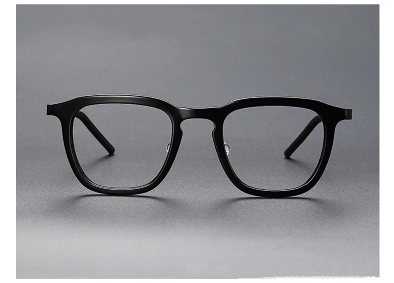Dänemark Quadratisches Titanacetat-Brillengestell für Herren und Damen, ultraleichte Markenbrille, blaues Licht, Brille, Make-up-Brille 1263 – Detail 14
