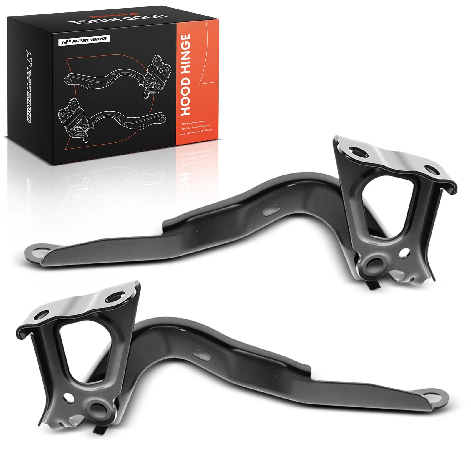 A-Premium Pair Front Driver & Passenger Side Hood Hinge for Toyota Venza 2021-2023