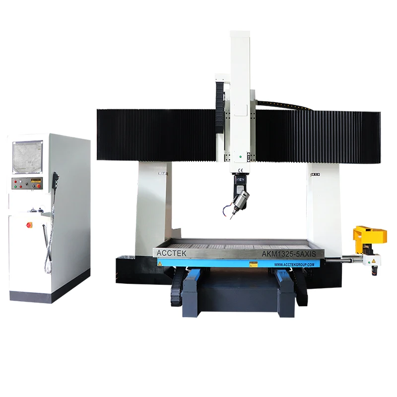 5 Axis Cnc Router Machine for Wood Eps Styrofoam Modeling with rotary axis
