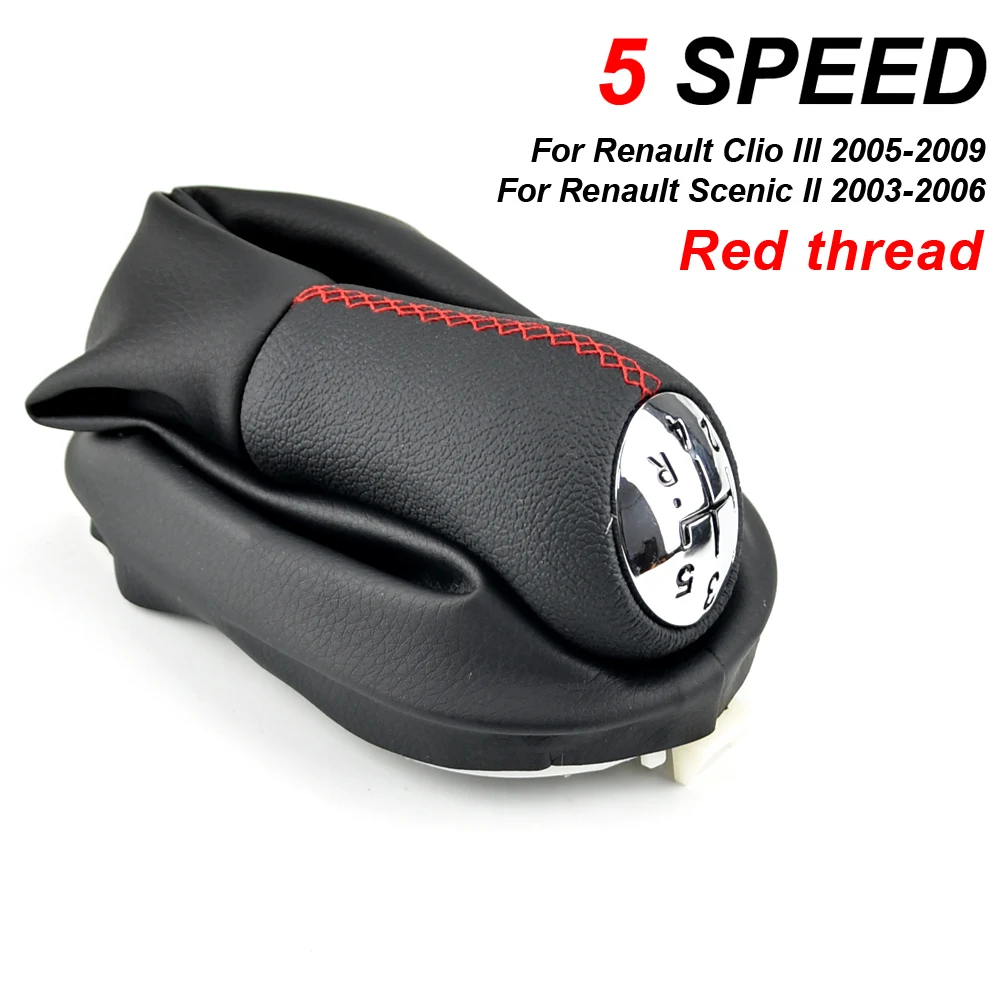 Fit Voor Renault Clio III 2005-2009 Megane II 2002-2009 Scenic II 03-06 Kangoo 2009 5 Speed Handleiding Auto Pookknop Auto Stylin