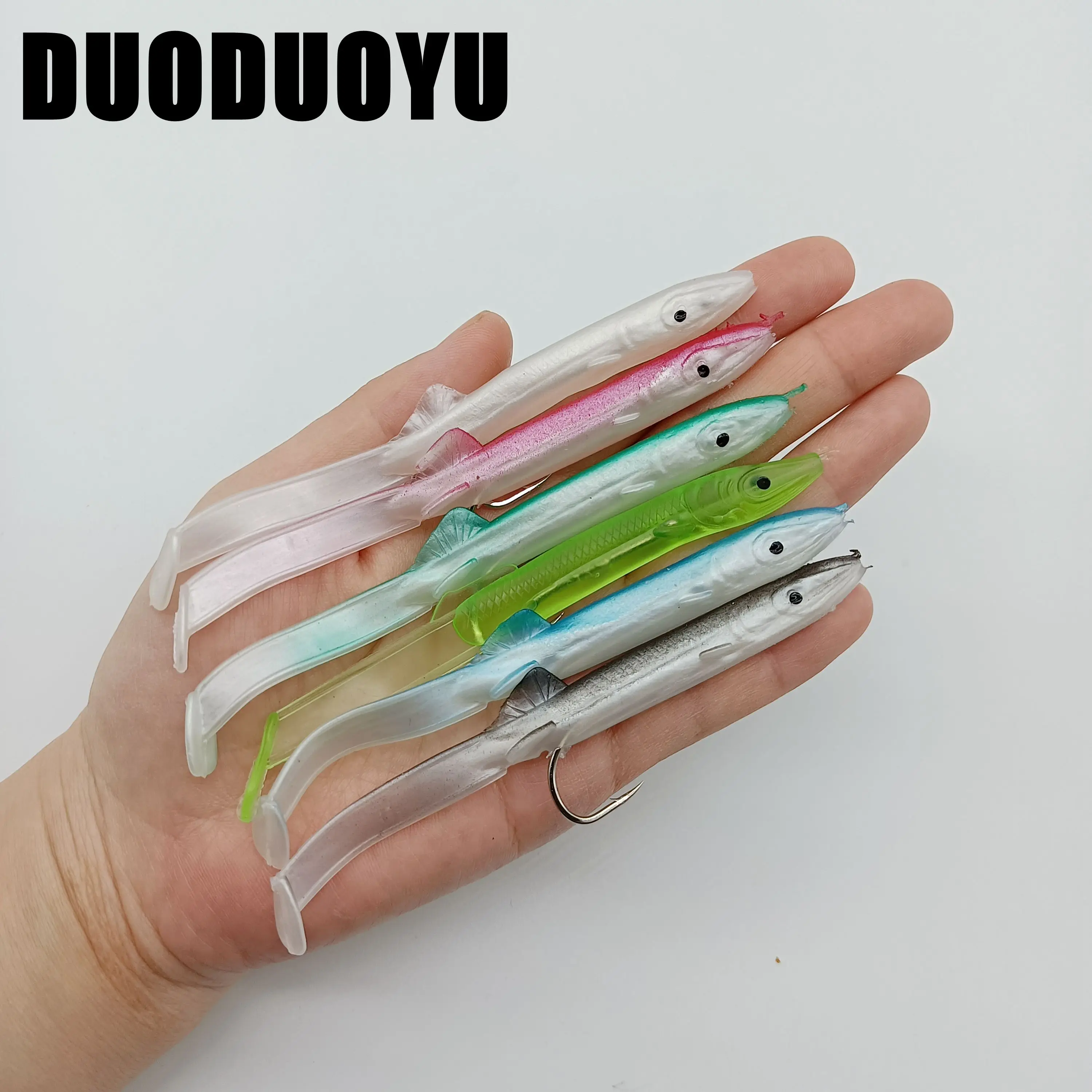 DUODUOYU 1pcs  Eel Soft Plastic Bait 115mm/4g  Saltwater Fishing Lures Artificial Soft Fishing Bait