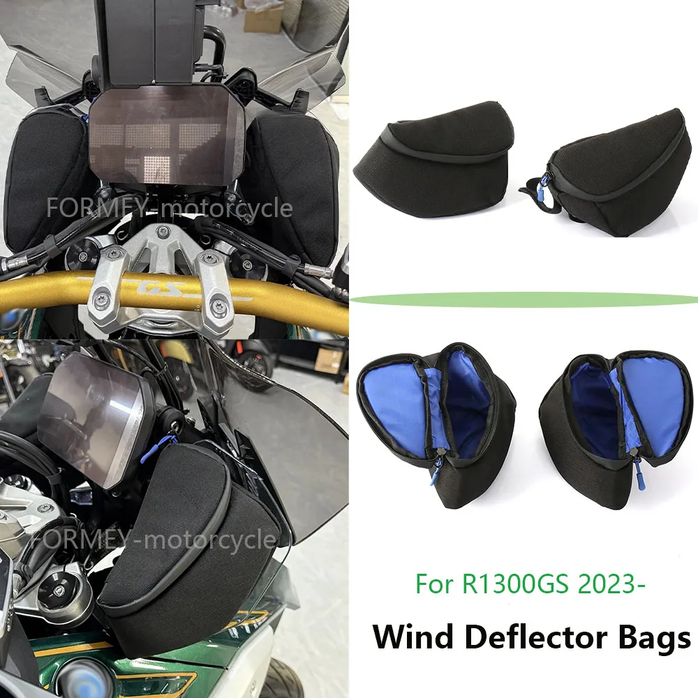 For BMW R1300GS R1300 GS R 1300 GS Motorcycle Fairing Wind Deflector Bags Side Windshield Bag Storage Package Set  2023 2024