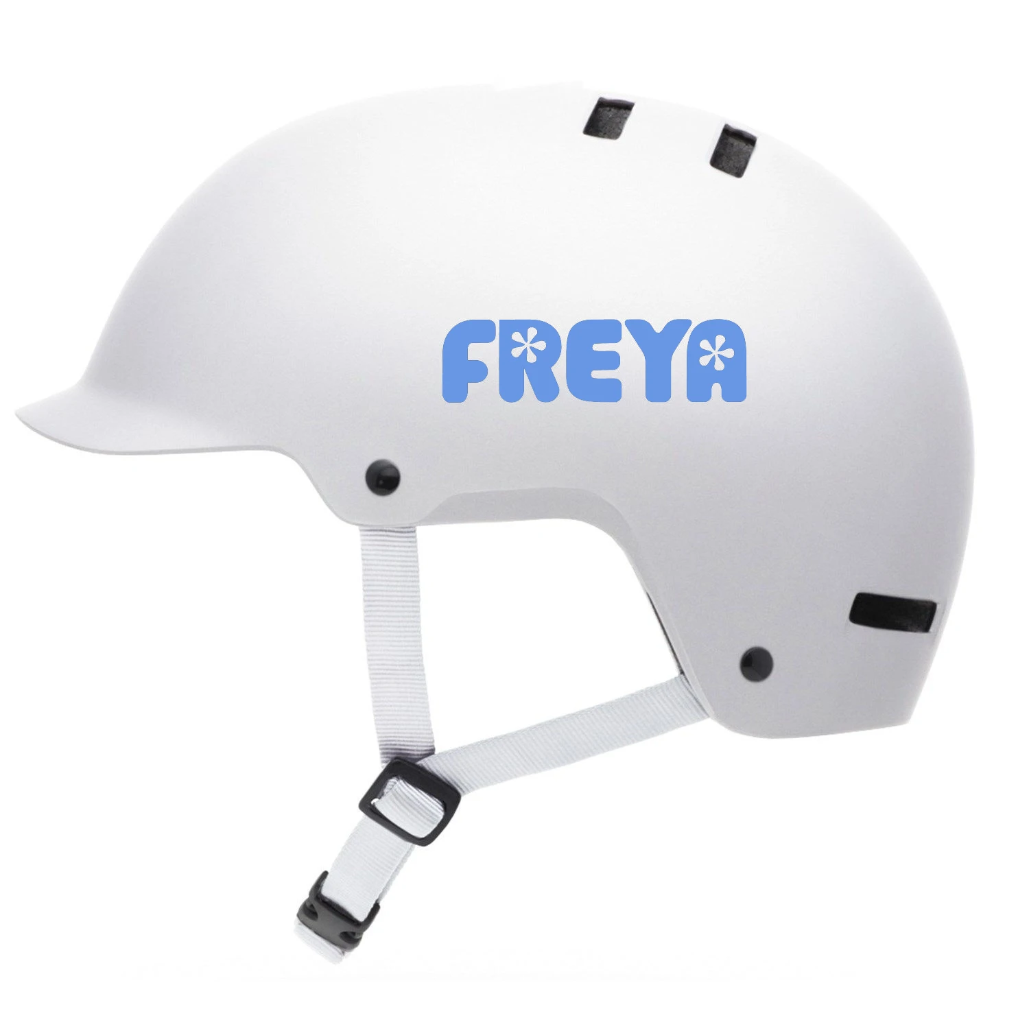 2pcs Personalised Name Stickers for Kids Bicycle Helmet Girls Cycling Helmet Vinyl Decal Removable Decoration Label