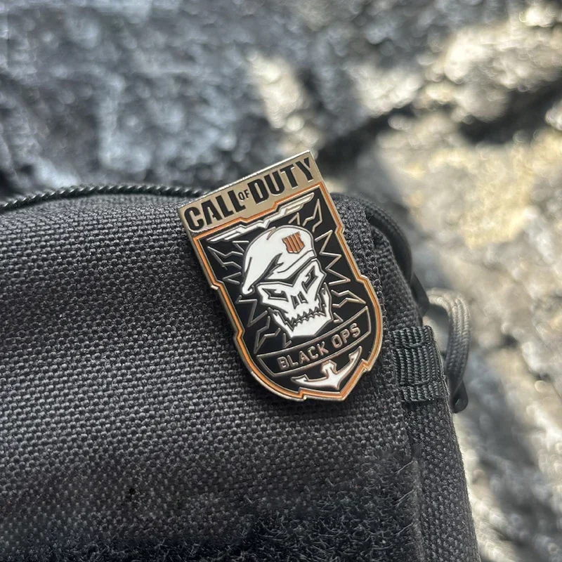 Call of Duty Metal Game Emblem Patch accessori tattici militari Morale Badge fai da te Hook and Loop Patch zaino Sticker