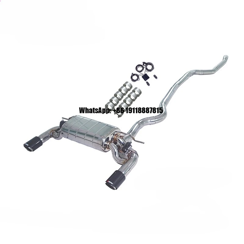 

GFC Ready to Ship SS304 for BMW F30 340i 3.0T CatBack Exhaust Pipe Dual Valvetronic Exhaust System With Carbon Fiber Exhaust Tip