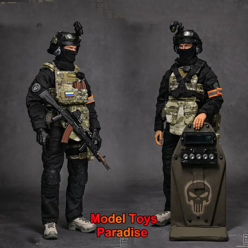 Easy&Simple 26067R 1/6 Collectible Toys Russian Rapid Response Force Men Soldier Guards Full Set 12inch Action Figure Model Gift