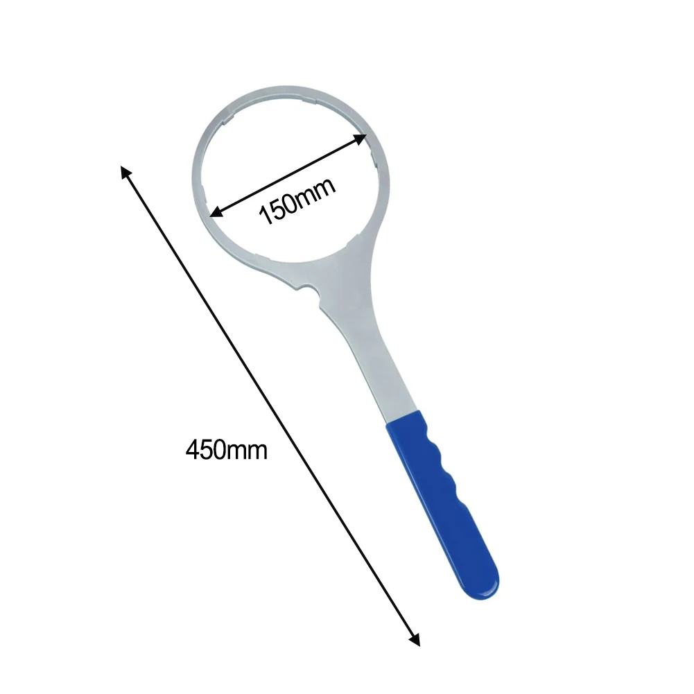

Heavy-Duty Metal Water Filter Wrench 150mm Inside Diameter Water Filter Housing Wrench Spanner Filter Shell Wrench