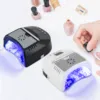 전문가용 충전식 네일 드라이어, 72W 24 비드 UV LED 젤 네일 램프, 선풍기 탈착식 바닥 3 타이머 스마트 센서 포함 2