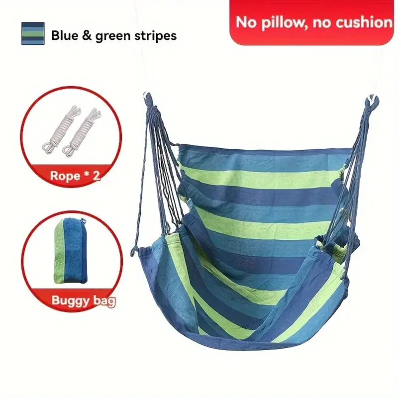 Hanging Swing Chair Outdoor Indoor Hammock Chair for Adult Kids Dorm Bedroom Balcony Courtyard Lazy Rattan Hanging Basket Seat image 5