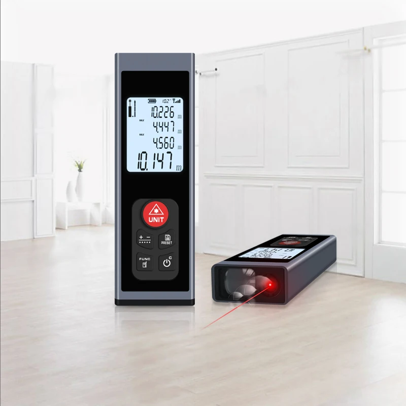 Kinlopto Mini Laser Rangefinder 100M Portable Multifunction Distance Meter Type C High Precision Measurement Rechargeable