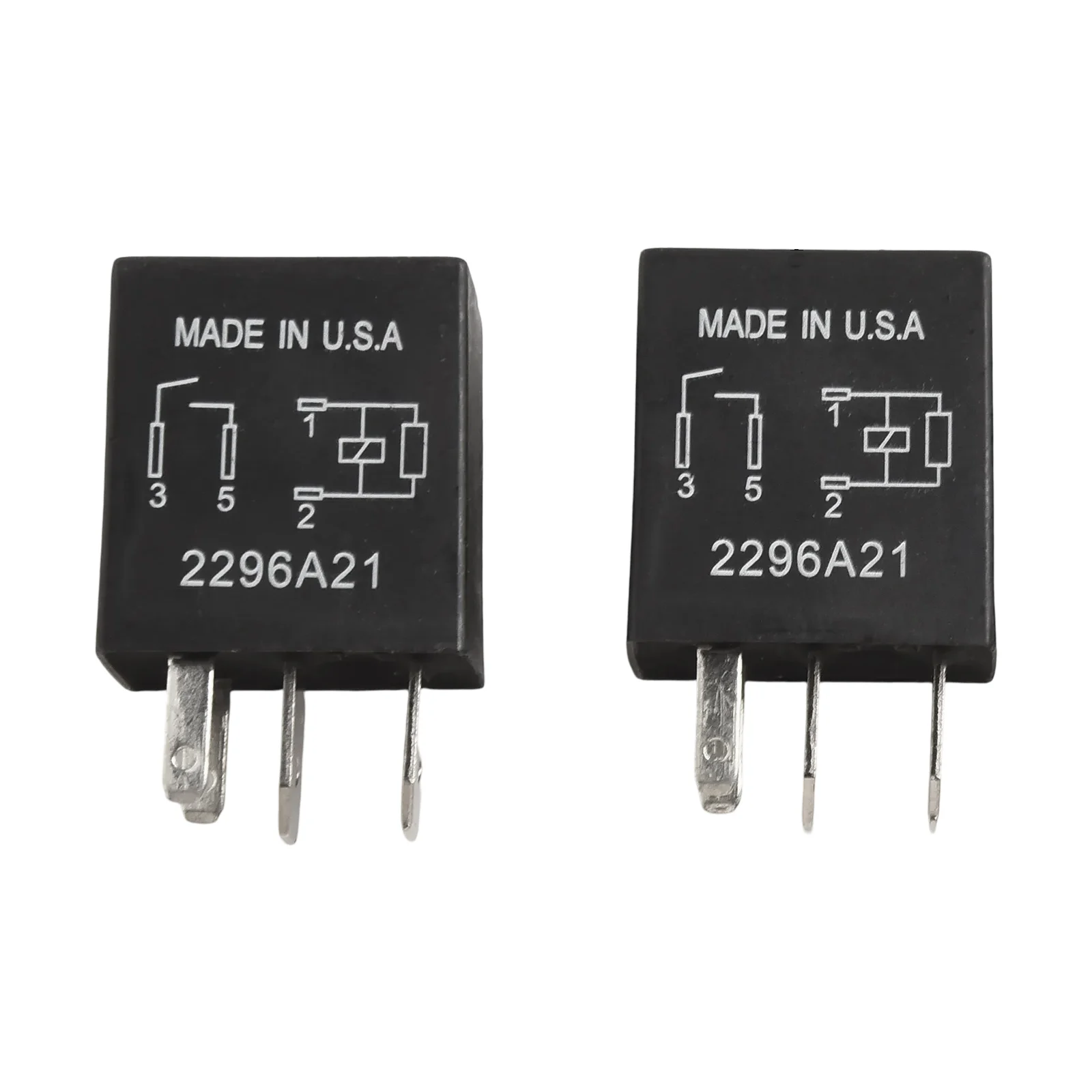 Four Reliable Automotive Power Relays in One Package Operating on a Voltage Level of Twelve Volts DC Suitable for Select Models