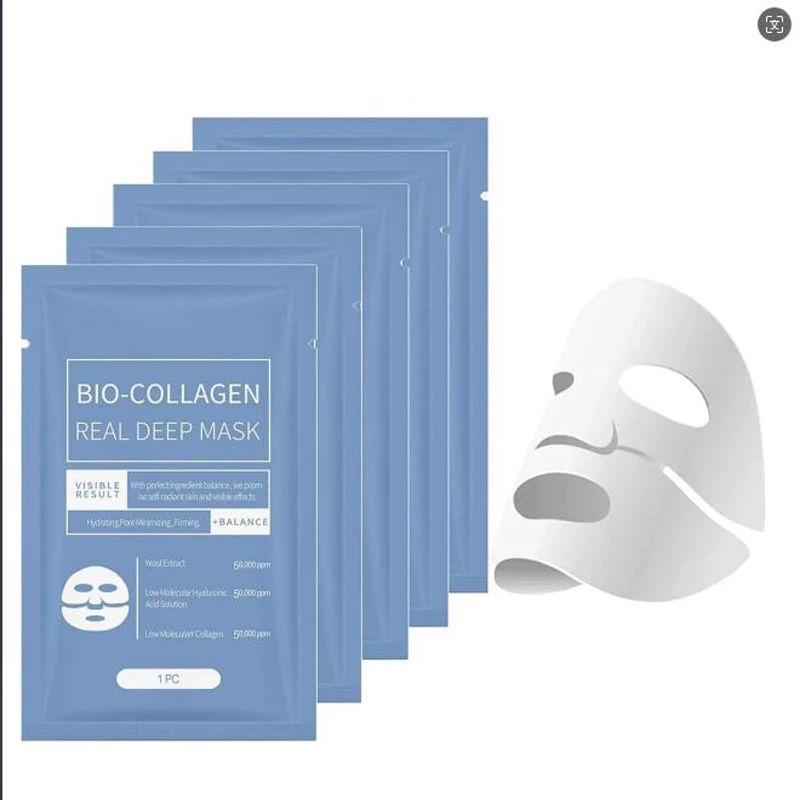 Bio Collagen True Deep Mask, Collagen Mask Overnight, Facial Care Collagen Mask Moisturizing Anti-Aging Mask Personal Dily Care