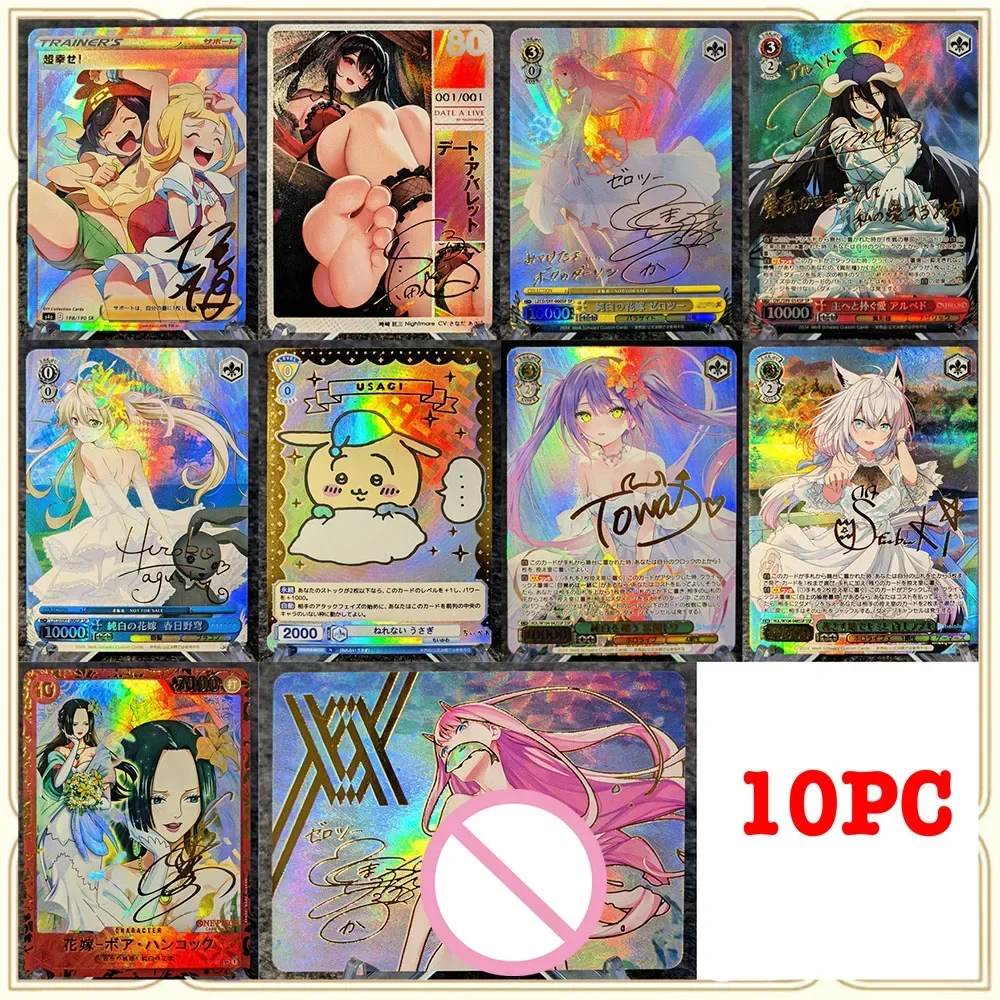 

Anime DIY ACG Tokisaki Kurumi Lillie Games Toys Birthday Gifts Board Games Collectible Cards Goddess Story Weiss Schwarz
