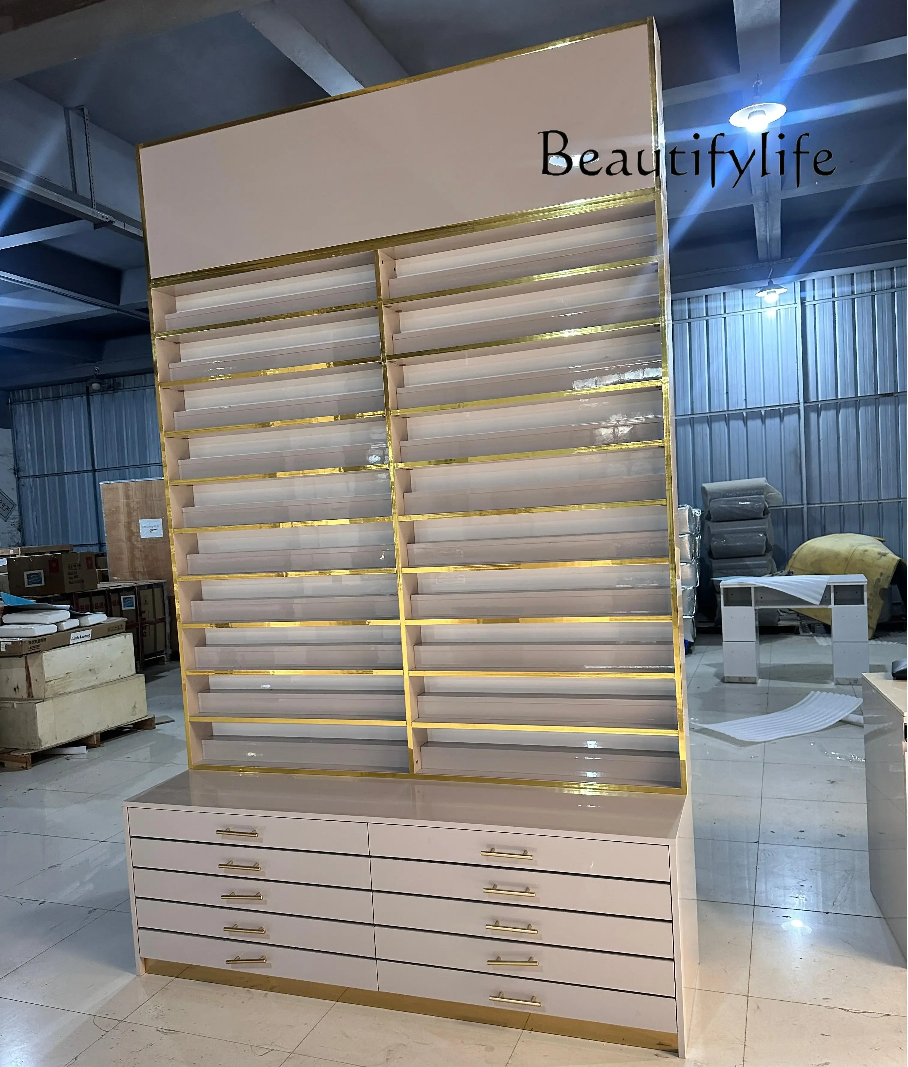 D Bomacy Latest Custom Polished Nail Polish Cabinet, Display Cabinet, Display Stand