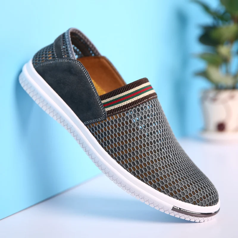 2023 Summer New  Men\'s   Fashion Trend Breathable Comfortable Lightweight Casual Flat Shoes