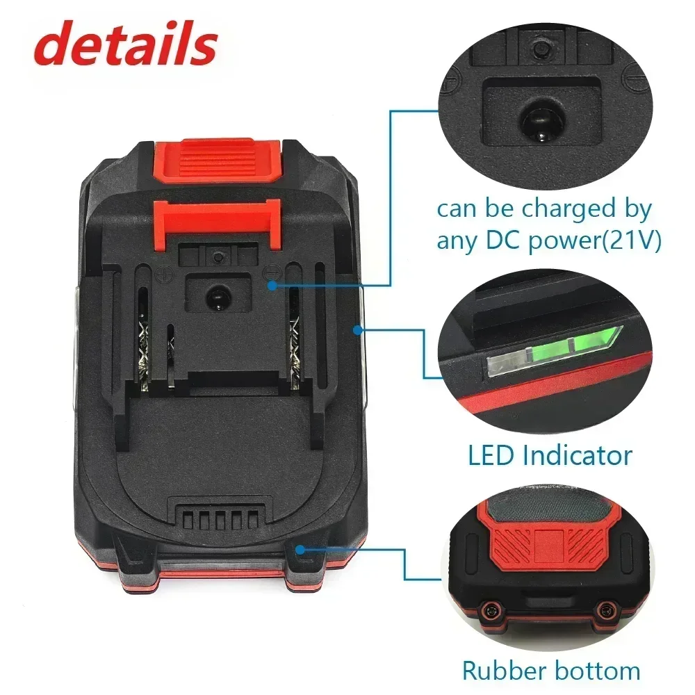 New 18V 20V 21V 20000mAh 598VF High Capacity Rechargeable Lithium