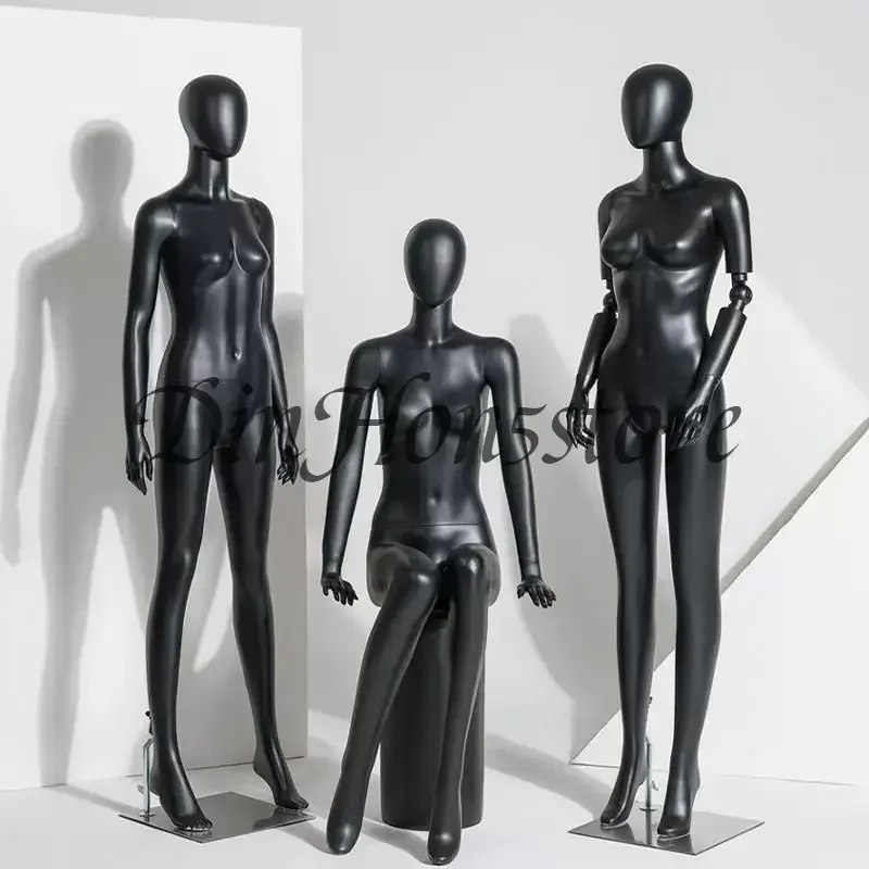Modern Creative Window Display Rack High-end Plastic Full-body Mannequin Clothing Prop Women's Clothing Sewing Supplies