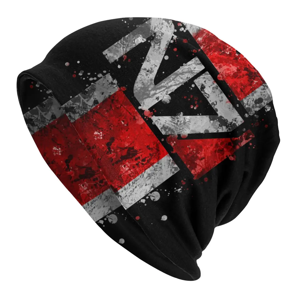 Mass Effect N7 Splatter Skullies Beanies Hat Fashion Autumn Winter Street Unisex Cap Adult Summer Warm Bonnet Knitting Hats