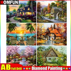 HOMFUN AB 5d Diamond Painting Full Square/Round 