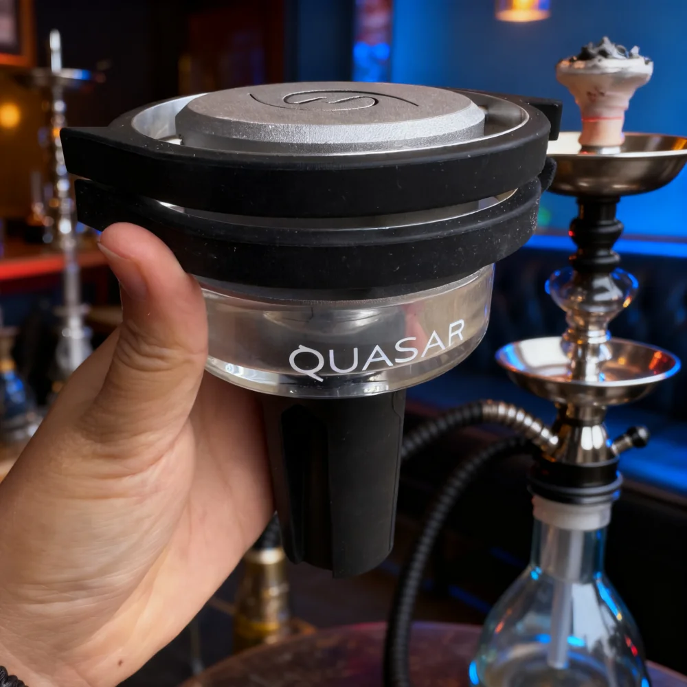 Arabic Shisha Hookah Bowl French Head Set Tobacco Charcoal Holder with Gift Box Chicha Water Smoking Accessories