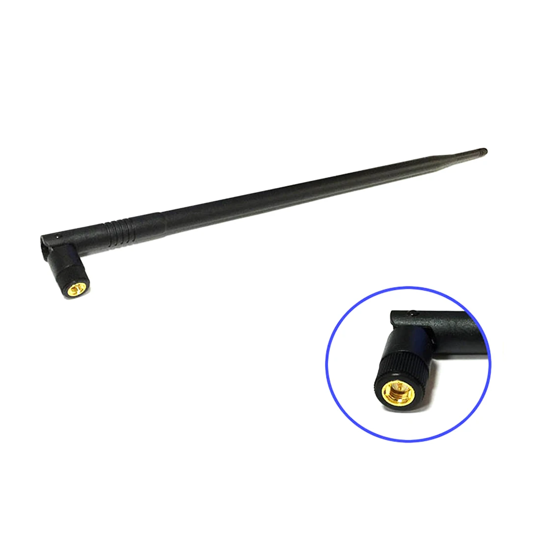 Wifi Antenna 2.4GHz 10dBi High Gain SMA Male/RP Plug Wireless WLAN Black Floding Omni Router Card Aerial 39cm long