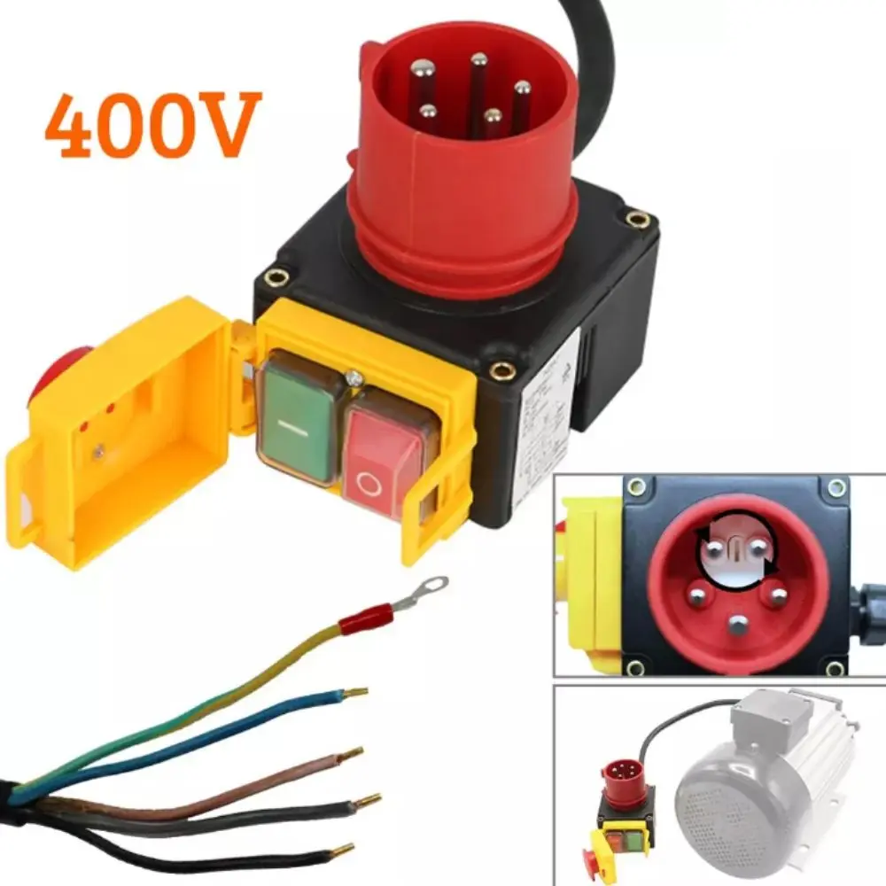 

Waterproof Machine Switch Electromagnetic Zero Voltage Functionality 3 Phase Switch Motor Protection Switch Wood Splitter