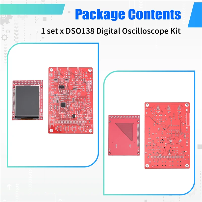 

B07B-комплектный цифровой осциллограф DSO138 с TFT и зажимом для зонда, предназначенный для платы разработки Arduino ARM