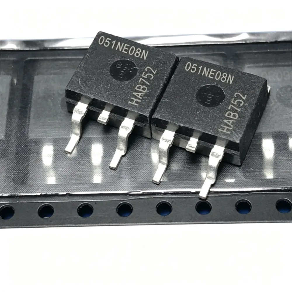 5PCS STB80NF10 100V 80A IPB051NE8NG 051NE08N NCE07TD60BD IXTA08N100P FQB15P12 -120V -15A FQB4N80 TO-263