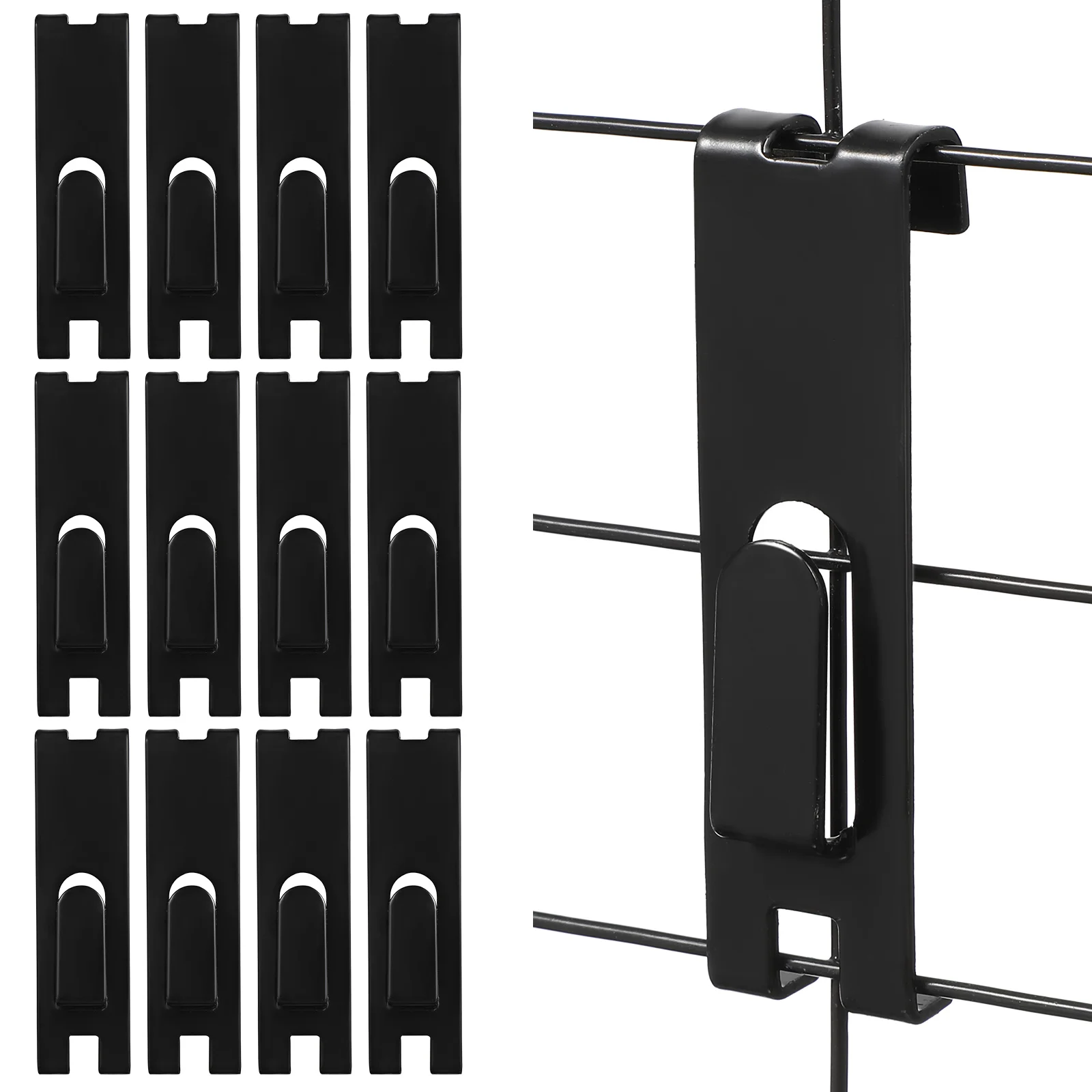 

30 Pcs Grid Hooks Metal Wall Hangers Sturdy Iron Construction Versatile Usage Easy Installation Large Capacity Retail Coat Hook