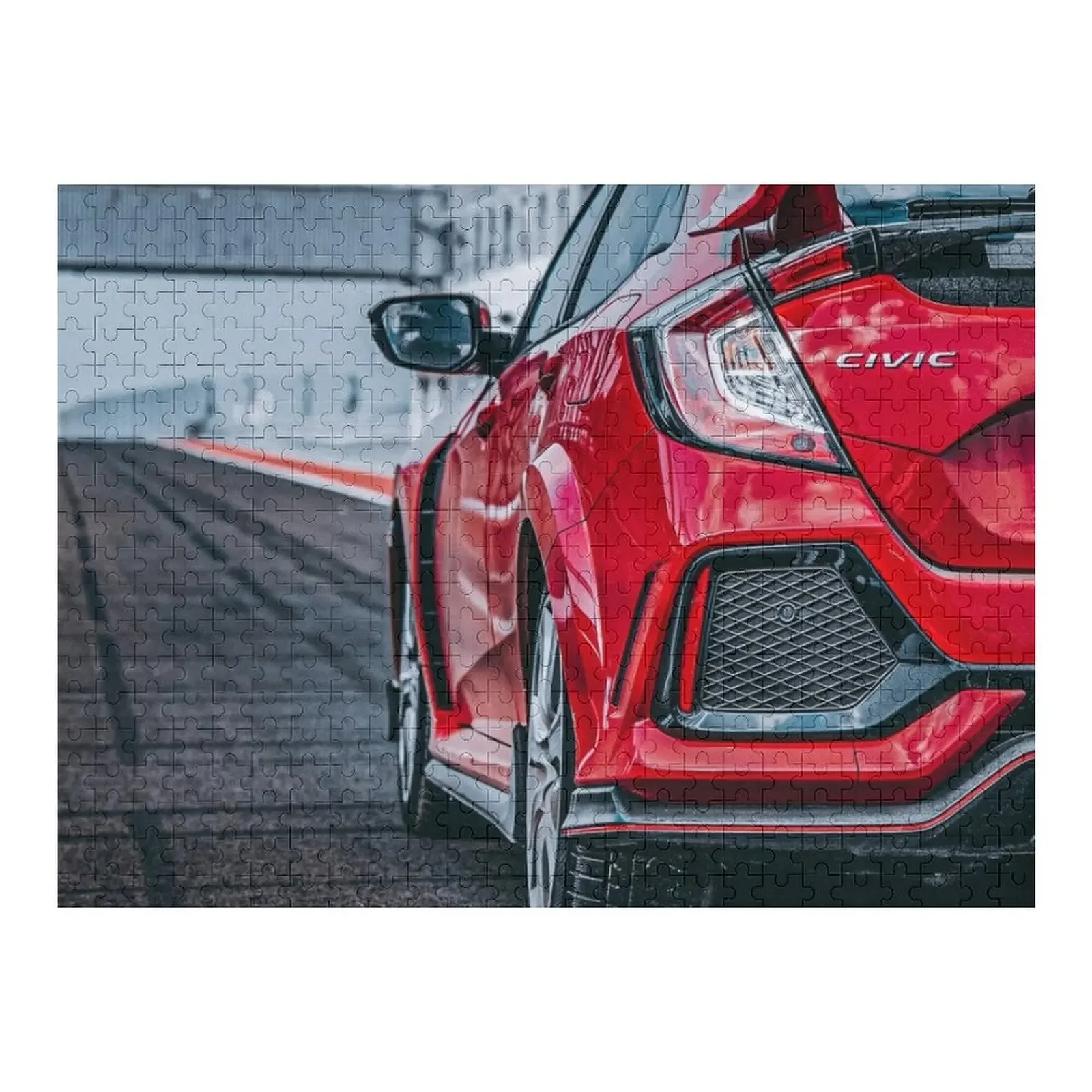 

Type R is back on track Jigsaw Puzzle Custom Wood With Photo Puzzle