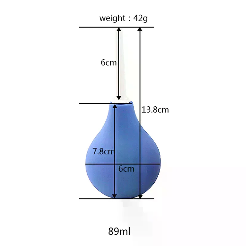 Cozy Feel Silicone Bulb Enema Anal Clean Liquid Bottle Douches enemator