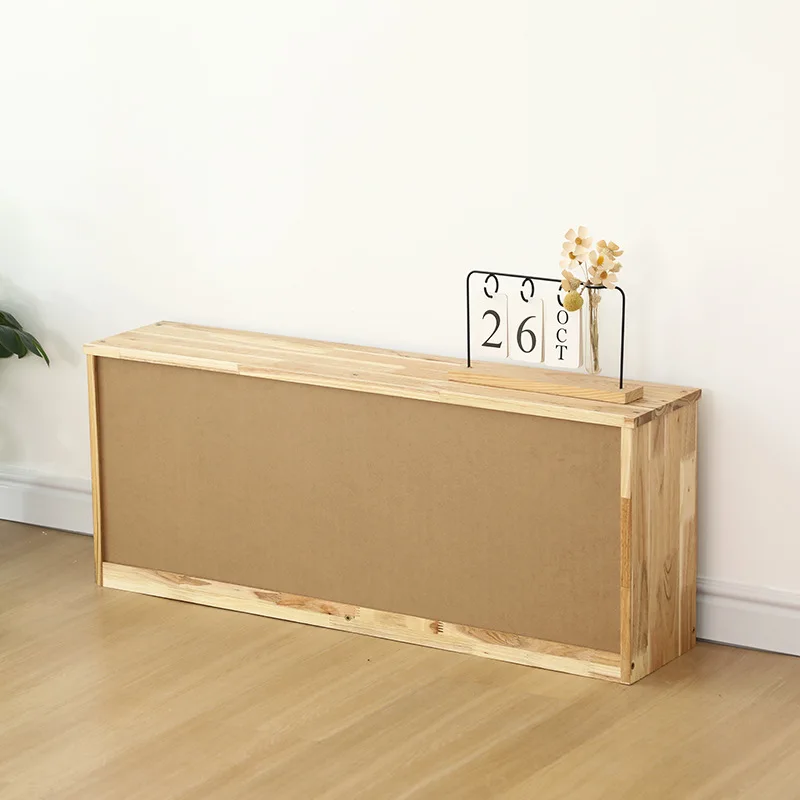 

Solid wood tipping bucket shoe cabinet can sit in mesh storage shoe cabinet automatically opens and closes large-capacity househ