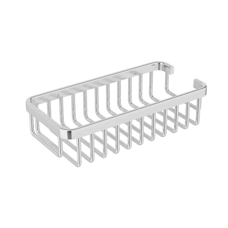 Bathroom Shelf No-drill Wall Mounted Shelves Shampoo Storage Rack Holder for Shower Square Aluminum Bath Organizer Accessories