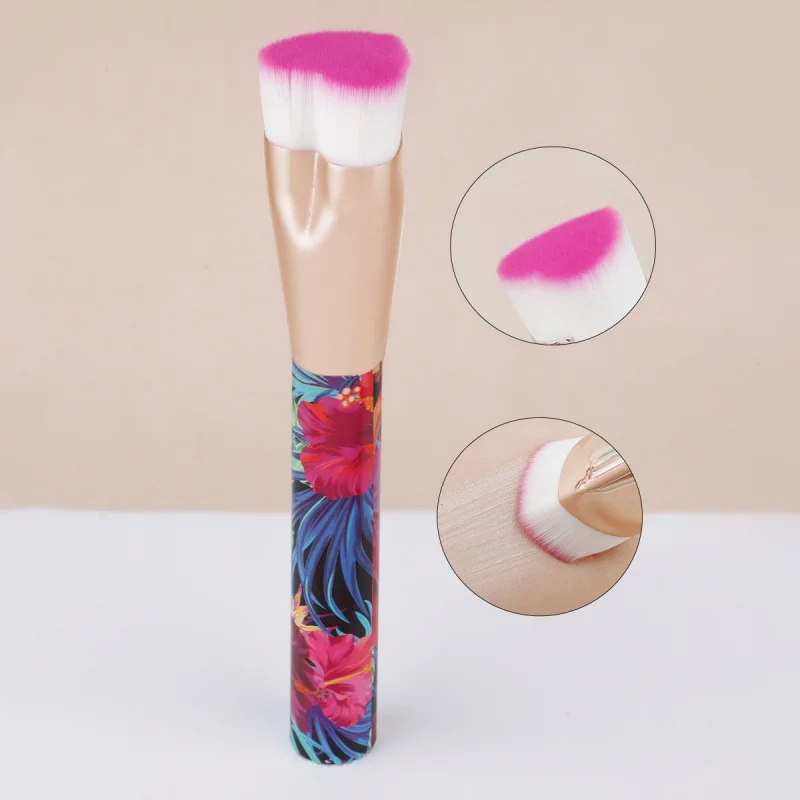 แปรงแต่งหน้า BBCream ชิ้นเดียวใหม่แปรงรองพื้นแบบแบนแป้งฝุ่นแต่งหน้าสำหรับผู้เริ่มต้นในสต็อกจัดหาโดยตรง