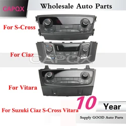 CAPQX Automatic Air Conditioner Switch Panel For Suzuki Ciaz S-Cross Vitara A/C Heater Temperature Switch Air Condition Button