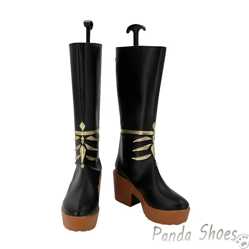 ياكومو نو كرنفال تأثيري أحذية أنيمي لعبة كوس أحذية طويلة نو كرنفال ياكومو تأثيري حلي الدعامة أحذية لحفلة الهالوين