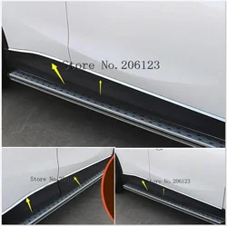 For Mazda Cx-5 Cx5 2012 2013 2014 2015 2016 Chrome Door Side Line Body Molding Garnish Trim Cover Protector Decoration Stainless