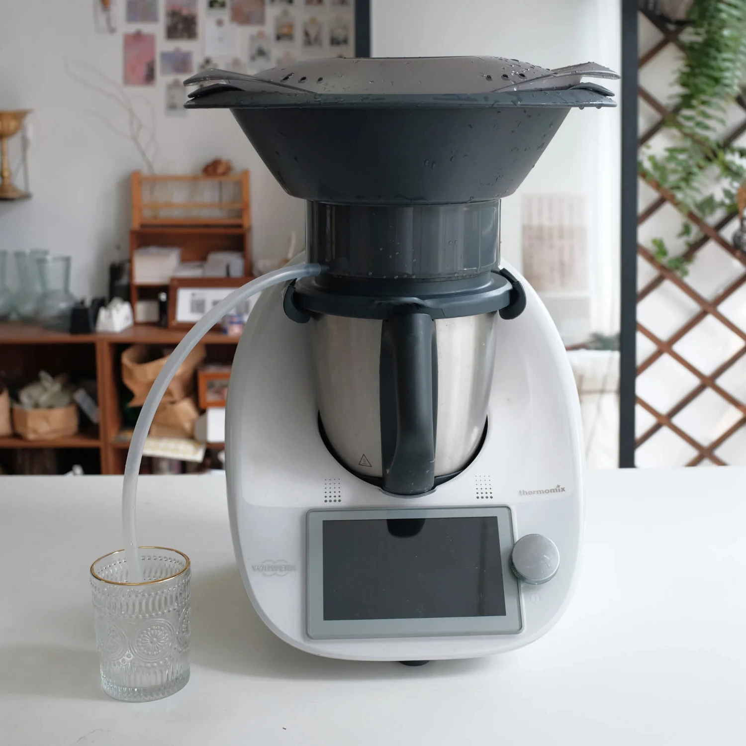 New Transform your kitchen into a culinary paradise today with this premium, stainless steel steam juicer filter for Thermomix.