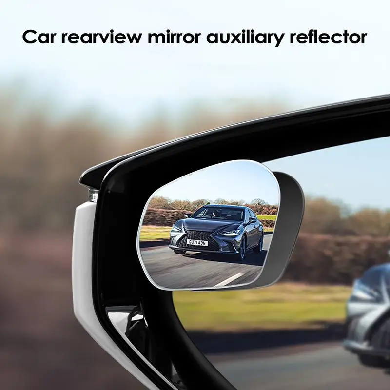 Car Side Mirror Blindspot Side Rear View Mirrors Blindspot Car Mirror Universal 2pcs Auxiliary Rearview Mirror Suction Cup