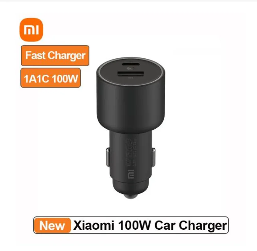 

Xiaomi Mijia 100W Max car charger: Fast charging, applicable to Xiaomi MX 4, support iPhone, Samsung, Huawei