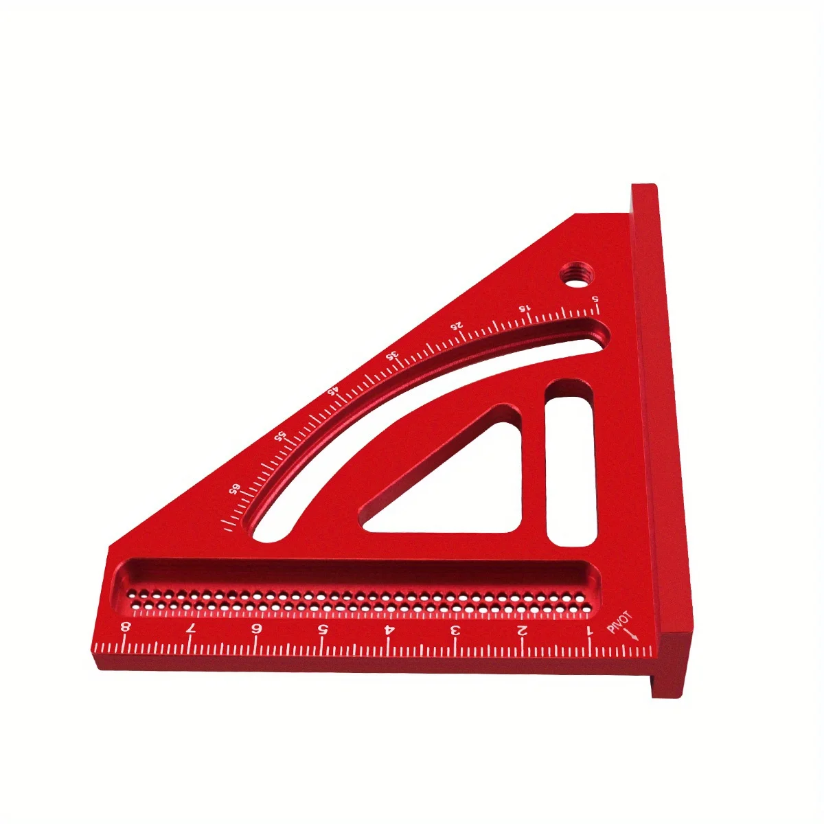 Mehrwinkel-Messlineal, Aluminium, Holzbearbeitung, quadratischer Winkelmesser, präzises, präzises Mini-Tischlerquadrat, Gehrungsdreieck-Lineal – Detail 11