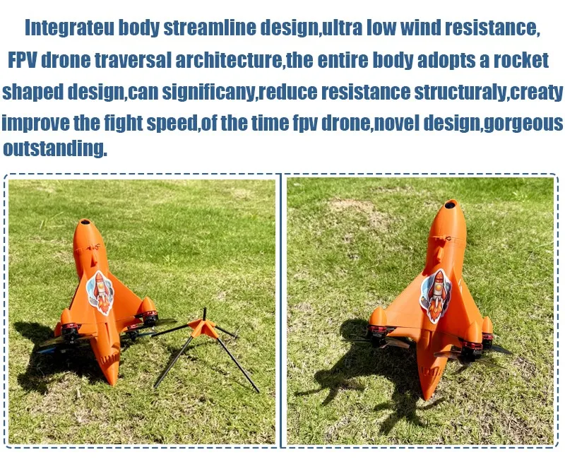 

B-CUBE Rocket 5inch FPV Drone Frame Kit Carbon Fiber Racing Drone Quadcopter Freestyle INAV Beatflight F722 Ardupilot PX4 Flight