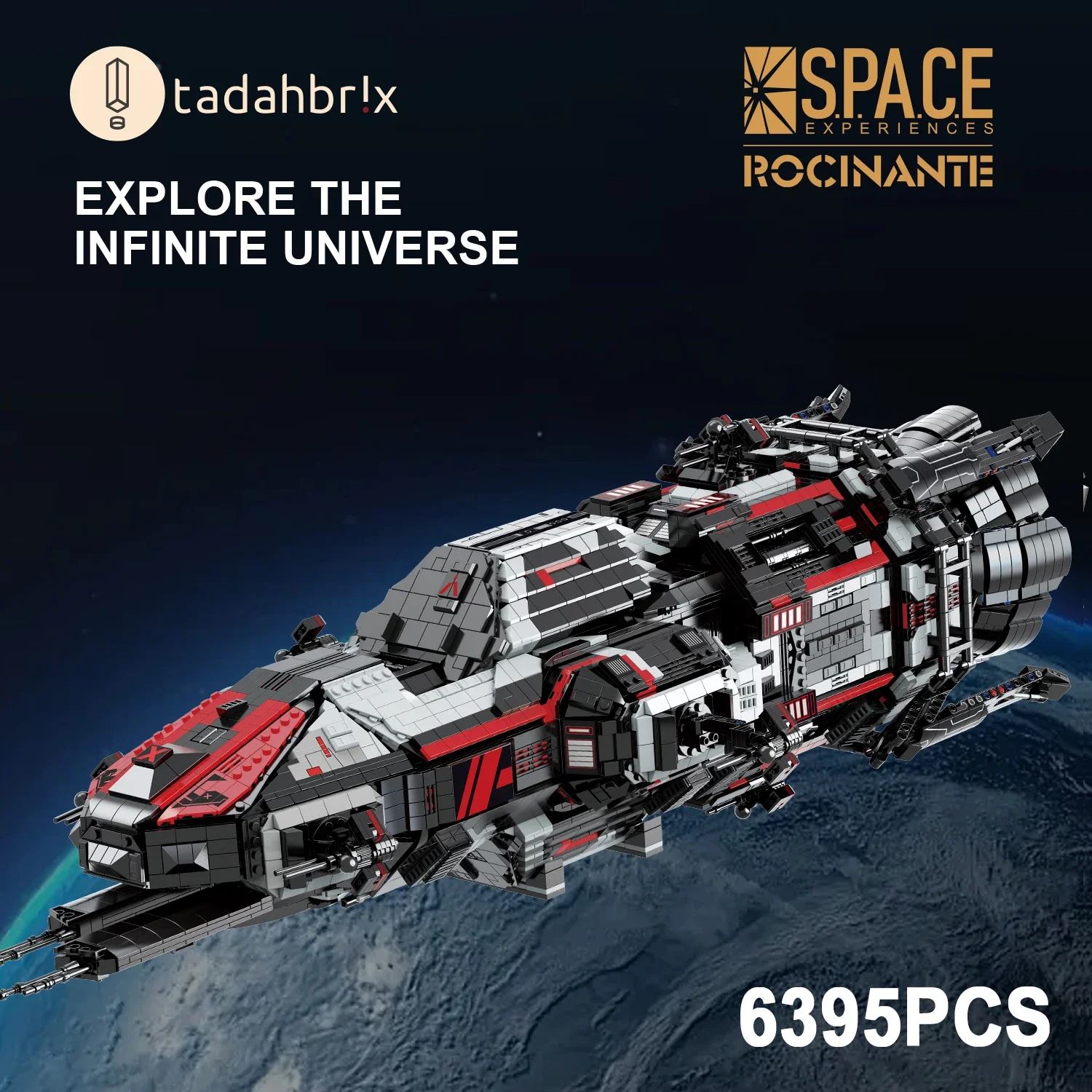 

6395PCS Space Battleship Building Blocks Desktop Decoration Space War Spaceship Model Bricks Sets For Adult Kids Holiday Toys