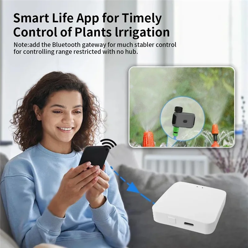 【Must-Haves】Smart Bluetooth Gartenbewässerungsventil Tuya Bewässerungstimer Fernbedienungsfilter Waschbar Programmierbarer Timer Sprink