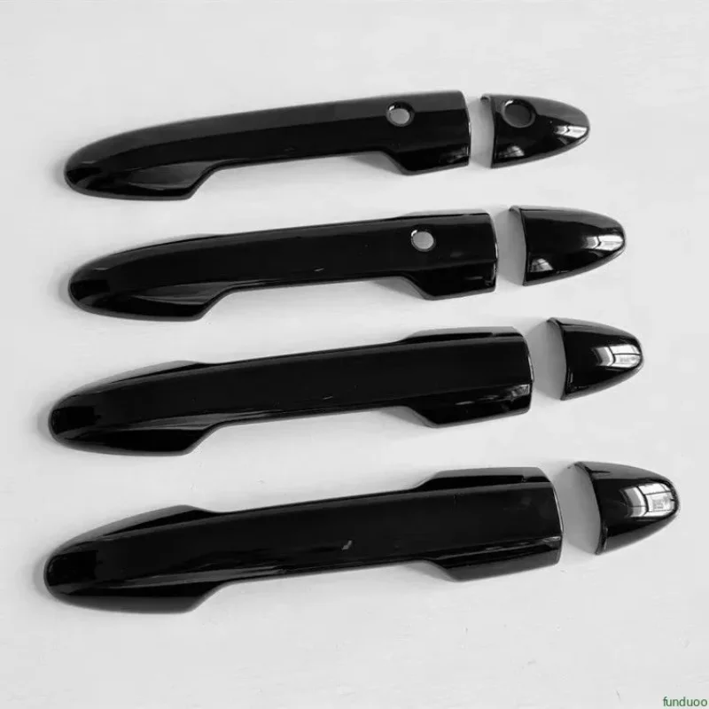 For Honda Freed GB5 GB6 GB7 GB8 2016-2023 Black Carbon Fiber Chrome Car Door Handle Cover Trim Sticker Styling Auto Accessories