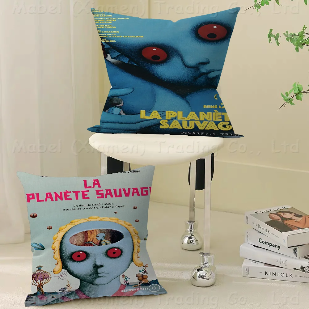 La Planete Sauvage Stitch Lucky Dragon Pillow Cover Sofa Cushion Cover Home Room Decoration Children Gift